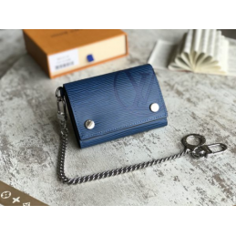 Replica Louis Vuitton Rivets Chain Compact Wallet